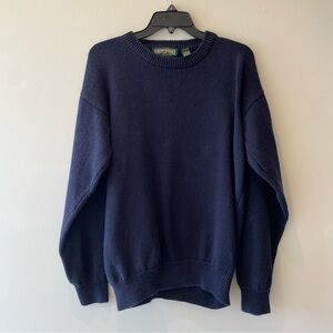 Vintage American Eagle Navy Blue Pullover Sweater Size L